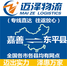 嘉善到東平縣物流公司_嘉善物流到東平縣_嘉善至東平縣物流專(zhuān)線-邁澤